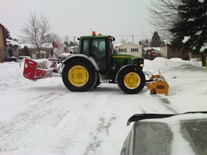 Procédure de déneigement