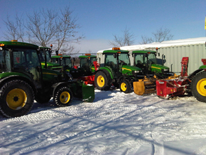 tracteurs de déneigement